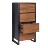 Комод у стилі Loft NS-260 1230x550x400 мм Черный в інтернет супермаркеті PbayMarket!