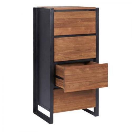 Комод у стилі Loft NS-260 1230x550x400 мм Черный в інтернет супермаркеті PbayMarket!
