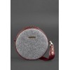 Кругла сумка BlankNote Сірий (BN-BAG-23-felt-vin)