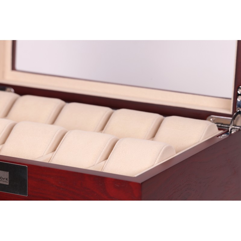 Шкатулка для зберігання годинників Salvadore WB/2350/30.C Бордово-бежевий