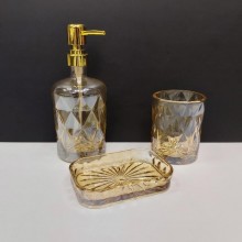 Набір аксесуарів ST Грані янтар для ванної кімнати 3 предмети (888-154)
