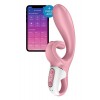 Смартвібратор-кролик Satisfyer Hug Me Pink, 2 мотори, діаметр 4,2см, широка кліторальна частина в інтернет супермаркеті PbayMarket!