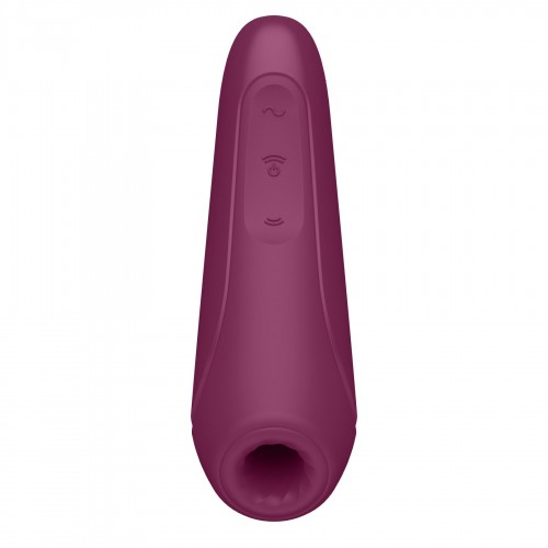 Вакуумний кліторальний стимулятор Satisfyer Curvy 1+ Rose Red з керуванням через інтернет в інтернет супермаркеті PbayMarket!