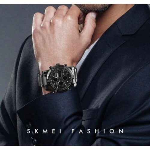 Наручний годинник чоловічий Skmei Molot Limited AllBlack Чорний (2191) Наручний годинник чоловічий Skmei Molot Limited AllBlack Чорний (2191)
