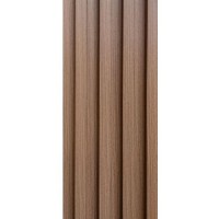 Декоративна стінова рейка Sticker Wall WPC 160x3000x23 мм Капучіно (SW-00001538)