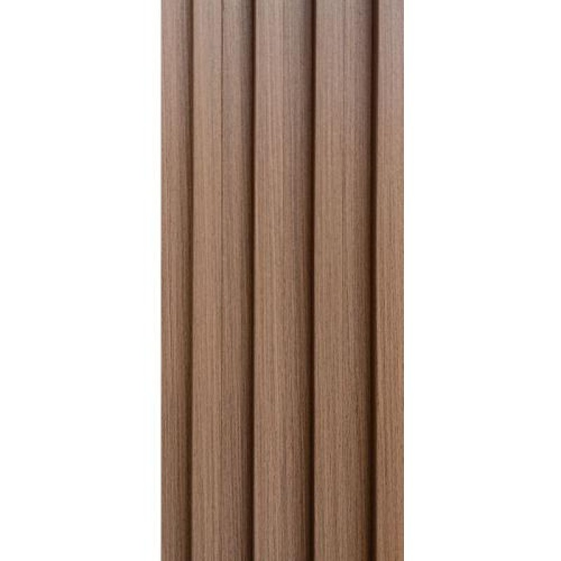 Декоративна стінова рейка Sticker Wall WPC 160x3000x23 мм Капучіно (SW-00001538)