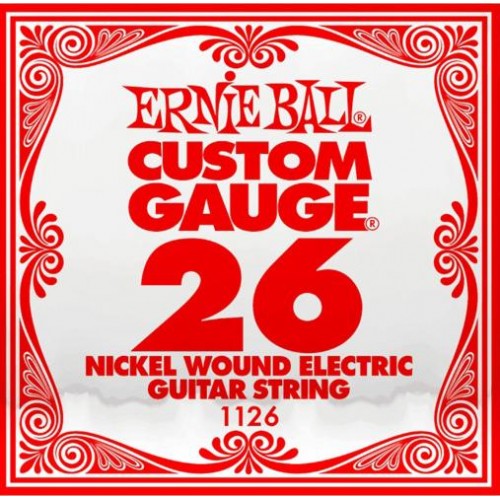 Струна Ernie Ball 1126 Nickel Wound Electric Guitar String .026 Струна Ernie Ball 1126 Nickel Wound Electric Guitar String .026