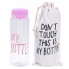 Пляшка для води My bottle 500 мл + чохол Рожева