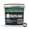 Фарба гумова супереластична надстійка «РабберФлекс» SkyLine Жовто-коричневий RAL 8008 6 кг