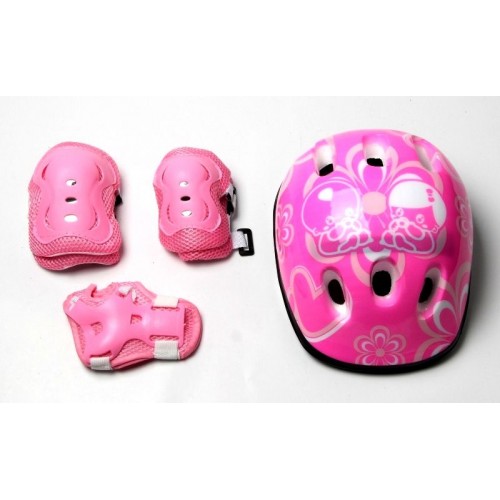 Набір роликові ковзани Happy 34-37 Pink (1396442256-M) Набір роликові ковзани Happy 34-37 Pink (1396442256-M)