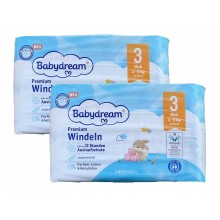 Дитячі одноразові підгузники Babydream Premium 3 Midi 5-9 кг 92 шт