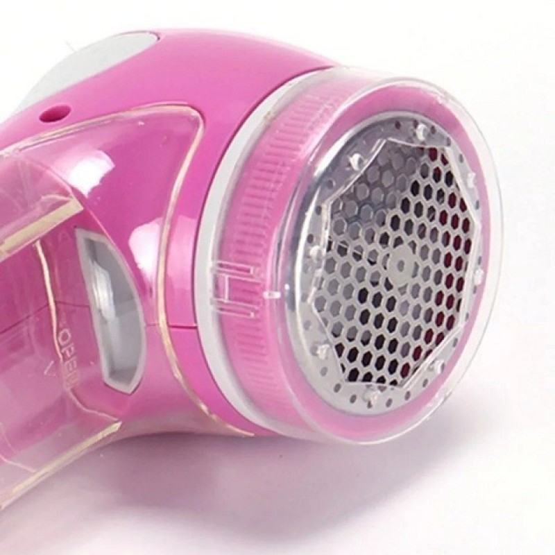 Машинка для стрижки катишків акумуляторна з запасним ножем Target TG-7755 3 Вт Рожевий