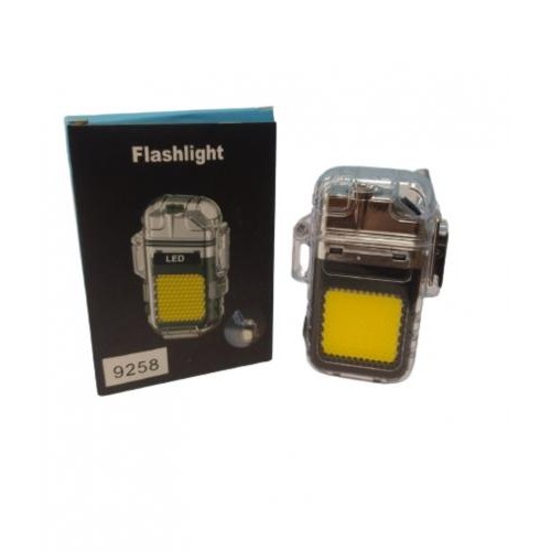 Запальничка акумуляторна спіральна X-LED 2в1 USB + кишеньковий LED ліхтарик 9258 Запальничка акумуляторна спіральна X-LED 2в1 USB + кишеньковий LED ліхтарик 9258