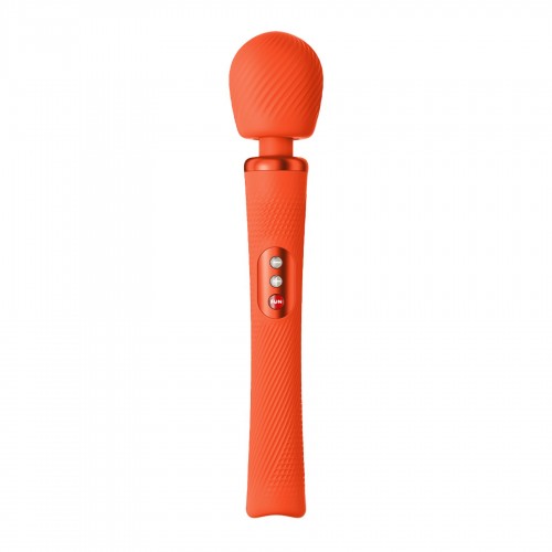 Вібромасажер Fun Factory VIM Vibrating Wand sunrise orange, суперпотужний та легкий, до 6 годин роботи Вібромасажер Fun Factory VIM Vibrating Wand sunrise orange, суперпотужний та легкий, до 6 годин роботи