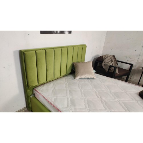 Ліжко двоспальне BNB Arabela Premium 160 х 190 см Simple З додатковою металевою цільнозварною рамою Зелений