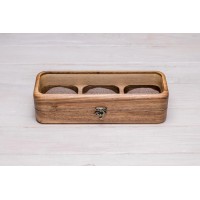 Коробочка для зберігання годинників ecoWalnut 7х26.5х9.5 см