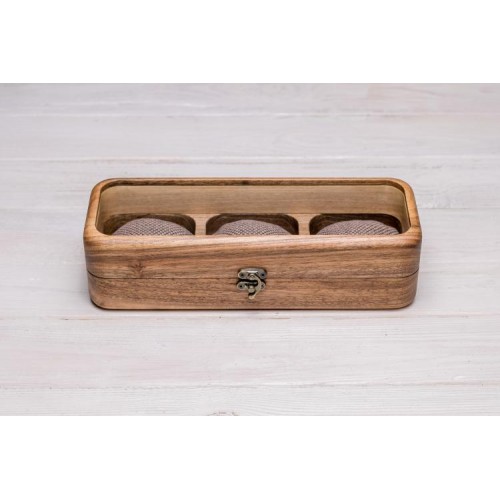 Коробочка для зберігання годинників ecoWalnut 7х26.5х9.5 см Коробочка для зберігання годинників ecoWalnut 7х26.5х9.5 см