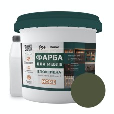 Епоксидна фарба для меблів Barko 1 кг Оливковий (Barko_dol1)