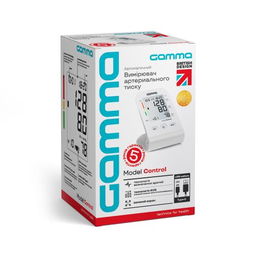 Тонометр автоматичний на плече Gamma Control 4Gen Type-C Тонометр автоматичний на плече Gamma Control 4Gen Type-C