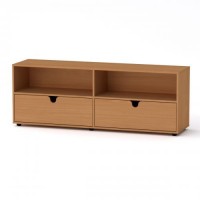 Тумба під ТВ МГ-7 Компанит Бук (160х40х58,8 см) Тумба під ТВ МГ-7 Компанит Бук (160х40х58,8 см)