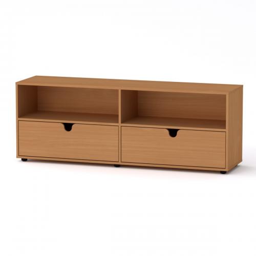 Тумба під ТВ МГ-7 Компанит Бук (160х40х58,8 см) Тумба під ТВ МГ-7 Компанит Бук (160х40х58,8 см)