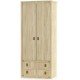 Шафа для речей Меблі Сервіс Валенсія 2Д+2Ш дуб самоа