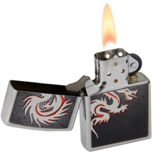 Запальничка бензинова Zippo Tatto Dragon 5,6х3,8х1,3 см Різнокольоровий (200.247) Запальничка бензинова Zippo Tatto Dragon 5,6х3,8х1,3 см Різнокольоровий (200.247)