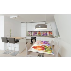 Наклейка вінілова на стіл Zatarga «Акварельна Картини» 650х1200 мм Z180503/1st