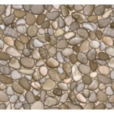 Шпалери на паперовій основі вологостійкі Шарм 158-01 Стоун коричневі (0,53х10м.)