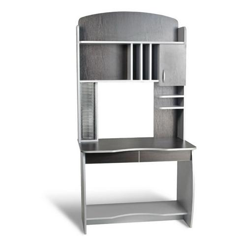 Стіл комп'ютерний Тиса Мебель СК-7 Алюміній Венге 1920x650x1000 мм Стіл комп'ютерний Тиса Мебель СК-7 Алюміній Венге 1920x650x1000 мм