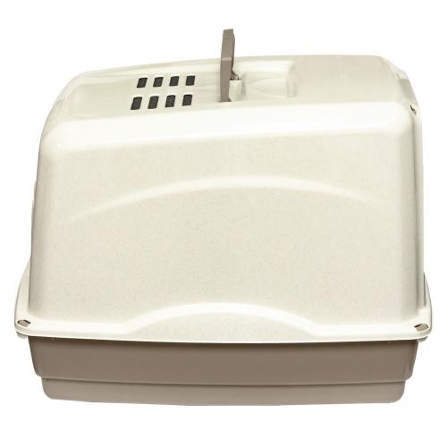 Закритий туалет для котів з ручкою та фільтром Vicky GeorPlast 54x39x39 см 10582 Закритий туалет для котів з ручкою та фільтром Vicky GeorPlast 54x39x39 см 10582