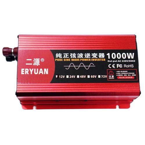 Перетворювач напруги інвертор Eryuan 1000W LCD DC/AC 12V-220V з чистою синусоїдою та вольтметром в інтернет супермаркеті PbayMarket!