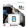 Карта пам'яті SDXC 64 GB UHS-I/U3 Class 10 Kingston Canvas Go! Plus R170/W70MB/s (SDG3/64GB) в інтернет супермаркеті PbayMarket!