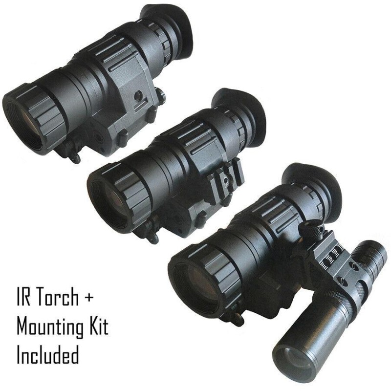 Монокуляр нічного бачення FMA PV-1011 Digital PVS-14 з комплектом кріплень NVG (2252876855)