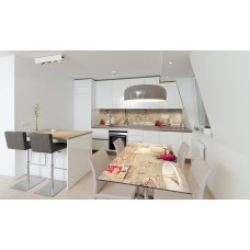 Наклейка вінілова на стіл Zatarga «Порцеляна» 600х1200 мм Z180708st