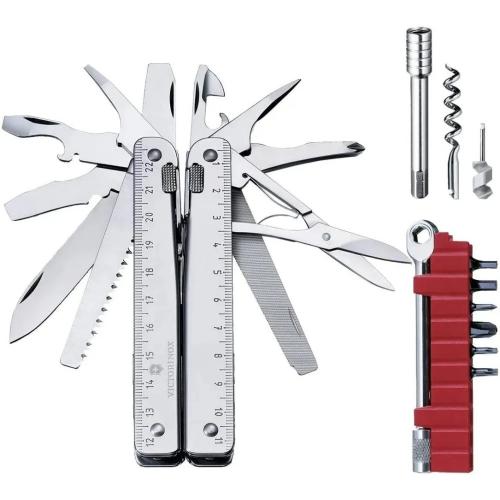 Мультитул Victorinox SwissTool X Plus Ratchet 115 мм 38 функцій Сріблястий (3.0339.L) Мультитул Victorinox SwissTool X Plus Ratchet 115 мм 38 функцій Сріблястий (3.0339.L)
