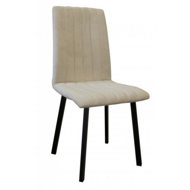 Стілець Max's furniture Брайтон 01 Чорний/Бежевий