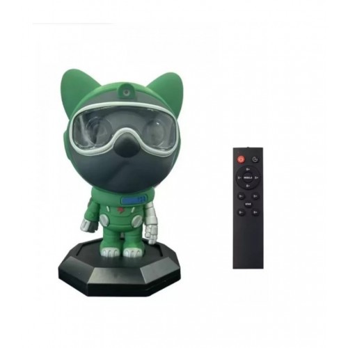 Лазерний проектор DogLe Зіркове Небо Dog Projector 22х13х12 см Green 30151386В Лазерний проектор DogLe Зіркове Небо Dog Projector 22х13х12 см Green 30151386В