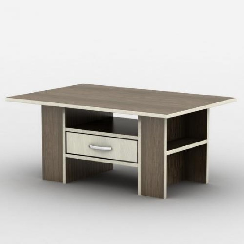 Журнальний столик Тиса Мебель Арена Венге Дуб молочний 45x60x100 см