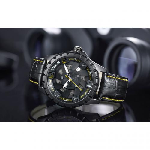 Годинник Megir MG1074 Black Yellow (ML1074G-BK-1N13) в інтернет супермаркеті PbayMarket!