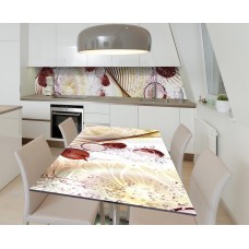 Наклейка 3Д вінілова на стіл Zatarga «Кокосова вода» 600х1200 мм (Z184417st)