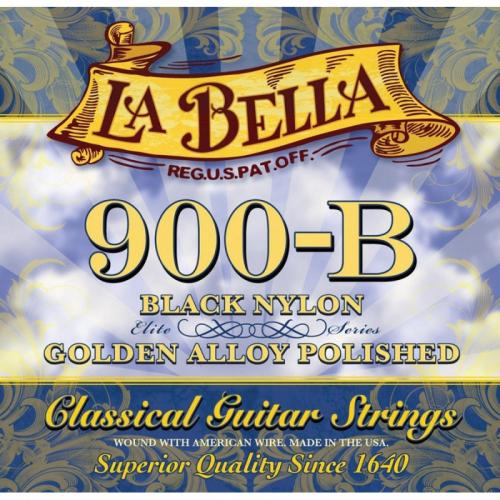 Струни для класичної гітари La Bella 900-B Elite Black Nylon Струни для класичної гітари La Bella 900-B Elite Black Nylon