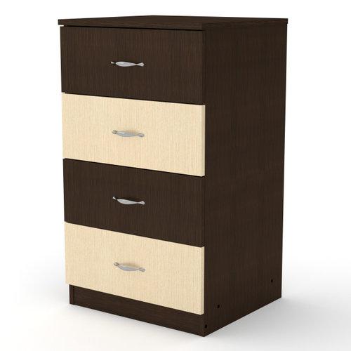 Комод для речей Компанит Венге комбі 4А Комод для речей Компанит Венге комбі 4А