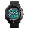 Чоловічий наручний годинник Skmei 1361 Black 1361BK (17142-hbr)