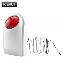 Сирена KERUI KR-J007 дпровідна світлозвукова для GSM сигналізації (FKJSJS90DD)