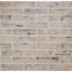Самоклеюча декоративна 3D панель цегла контраст світло-чорна Loft Expert 680x680x4 мм