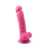 Фалоімітатор SilexD Johnny Pink Glow in the dark, двошаровий, силікон+Silexpan, діаметр 3,5см в інтернет супермаркеті PbayMarket!