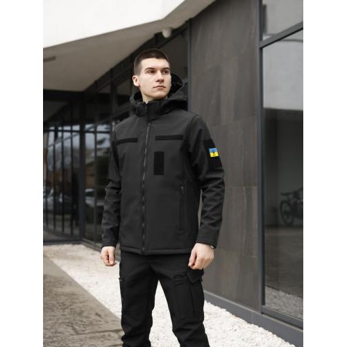 Куртка чоловіча тактична Pobedov Shadow V2 Military 383581 XXXL Чорний (00000007122) Куртка чоловіча тактична Pobedov Shadow V2 Military 383581 XXXL Чорний (00000007122)