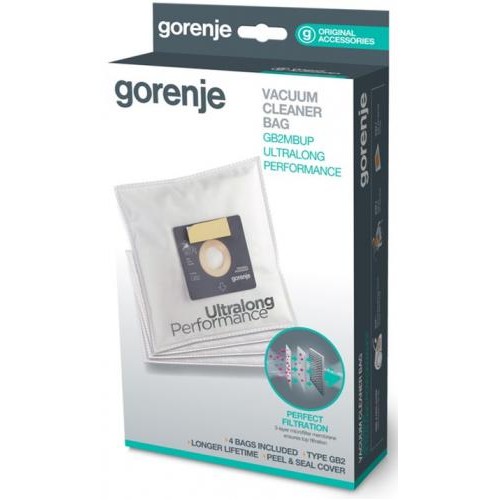 Мішки для пилососу Gorenje Bag SetGB2MBUP (6384925) Мішки для пилососу Gorenje Bag SetGB2MBUP (6384925)