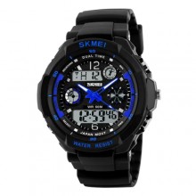 Дитячий спортивний наручний годинник Skmei 1060 s-shock Чорний